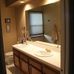 Outside door view of bathroom 