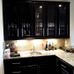 black cabinets 